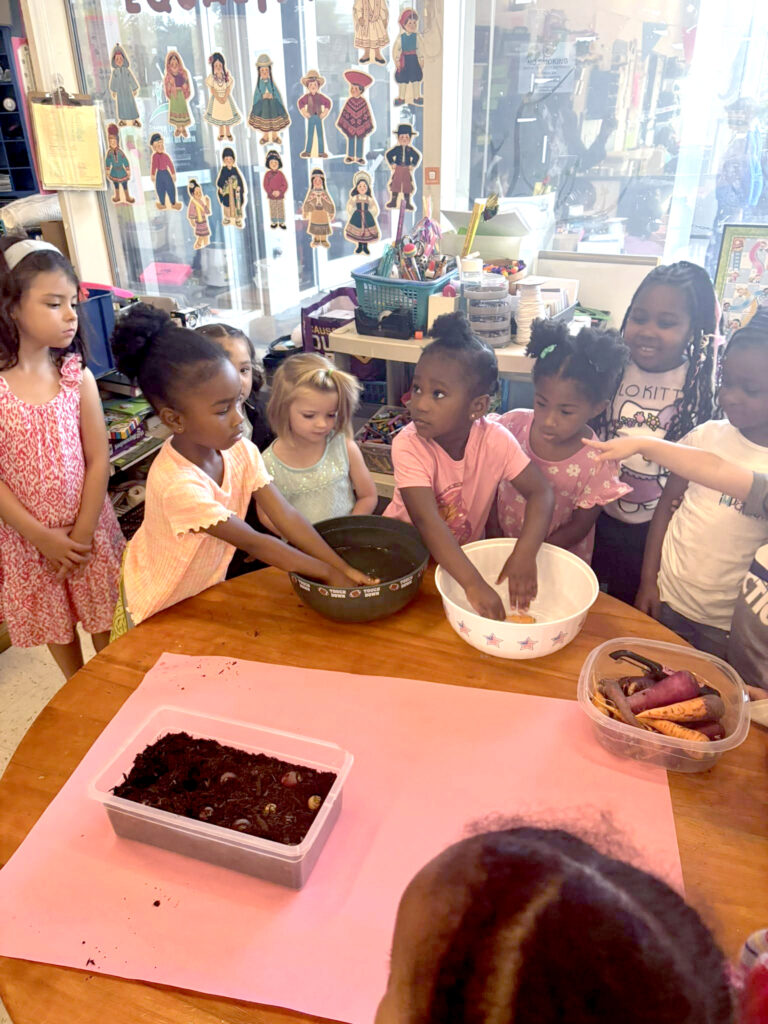 Kids learn about gardens with this month's classroom plans at GLC